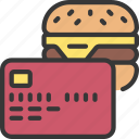 pay, for, burger, diet, takeout, takeaway