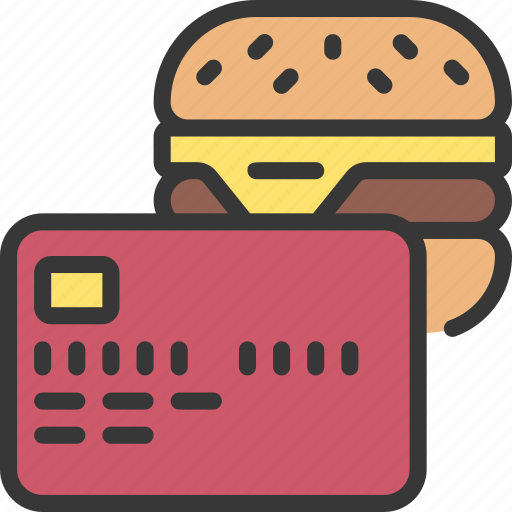 Pay, for, burger, diet, takeout, takeaway icon - Download on Iconfinder