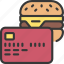 pay, for, burger, diet, takeout, takeaway 