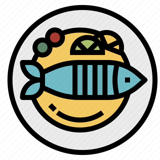 Fish, food, fried, steak, steam icon - Download on Iconfinder