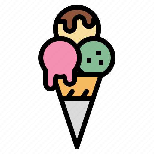 Cold, cone, cream, frozen, ice, icecream icon - Download on Iconfinder