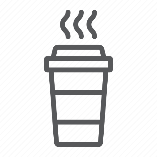 Caffeine, coffee, cup, disposable, drink, hot icon - Download on Iconfinder