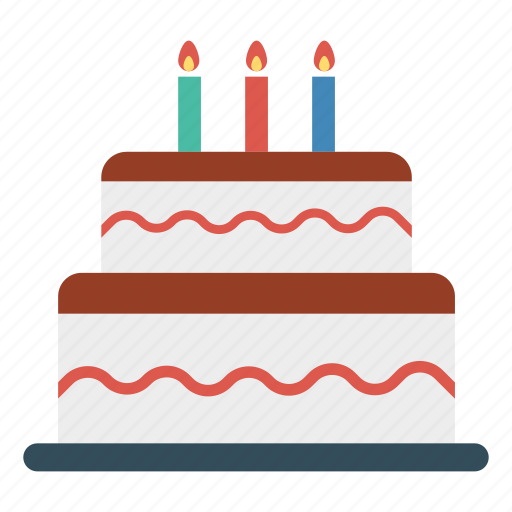 Birthday, cake, candles, sweet icon - Download on Iconfinder