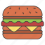 burger, eat, eating, food, hamburger 