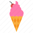 cone, cream, eat, food, ice