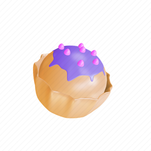 Pie, food, dessert, sweet 3D illustration - Download on Iconfinder