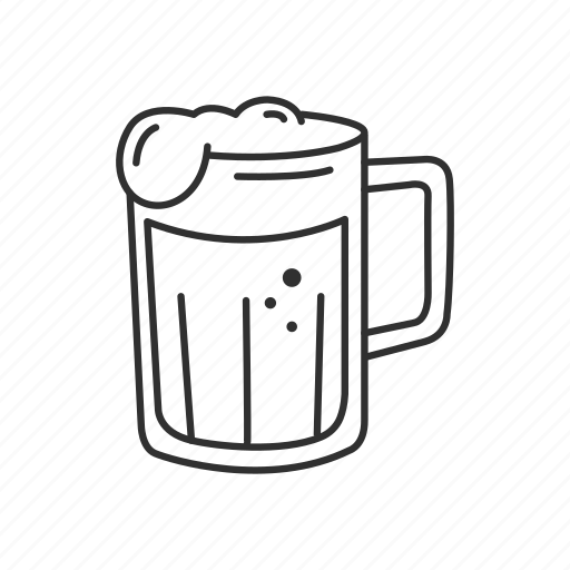Alcohol, beer, beer mug, drink, glass, mug of beer, emoji icon - Download on Iconfinder