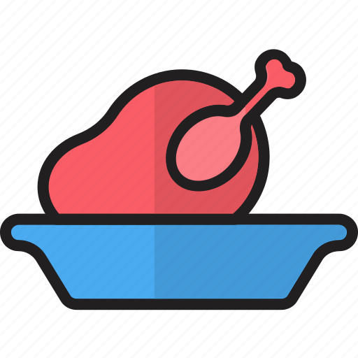 Chicken, hen, roast, roasted, roasted turkey, satay, wing icon - Download on Iconfinder