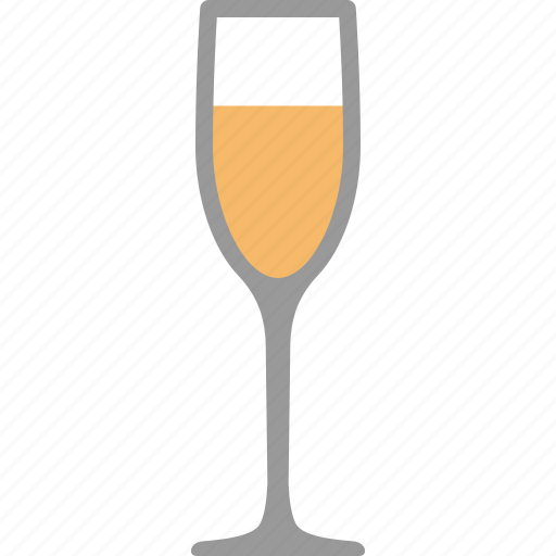 Alcohol, bar, champagne, flute, glass, sparkling, wine icon - Download on Iconfinder