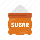 sugar, bag, sack, food, wholesale, brown sugar, bag of sugar, fertilizer