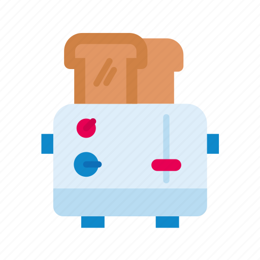 Toaster, bread toaster, sandwich maker, toast, breakfast, toaster oven, toasting icon - Download on Iconfinder