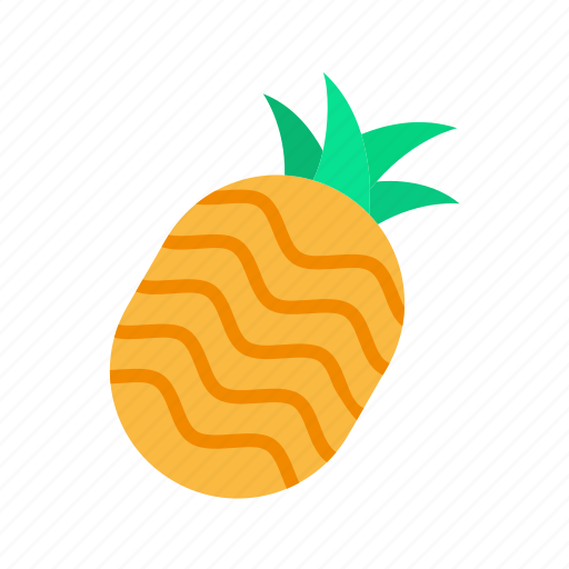 Pineapple, pineapples, fruit, tropical, ananas, pineapple fruit, slice of pineapple icon - Download on Iconfinder