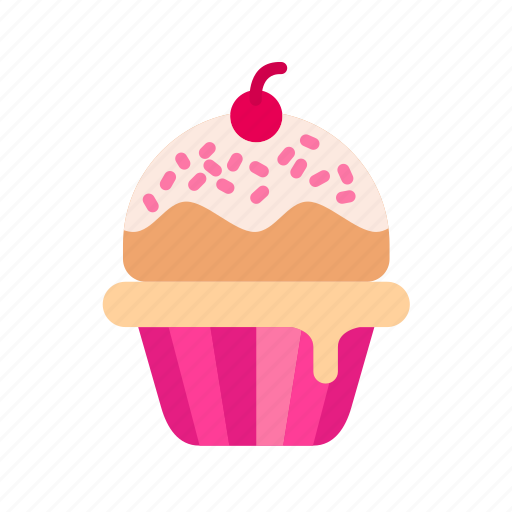 Muffin, cup cake, cake, dessert, fairy cake, sweet cake, small cake icon - Download on Iconfinder