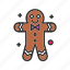 ginger bread, gingerbread man, cookie, christmas, candy man, bakery, xmas, dessert 