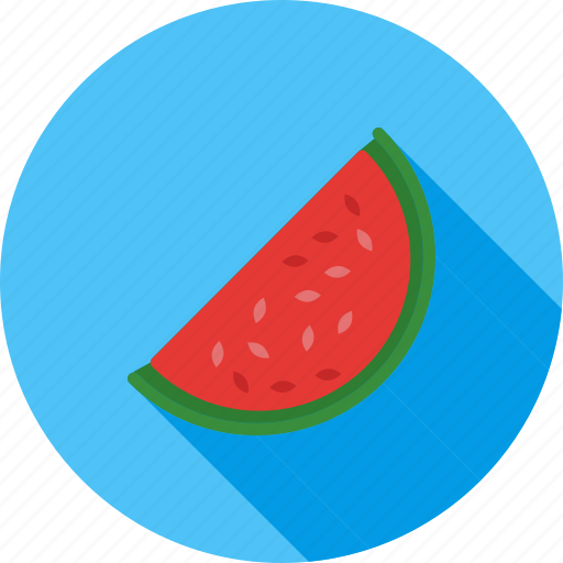 Food, fruit, juicy, melon, slice, summer, watermelon icon - Download on Iconfinder