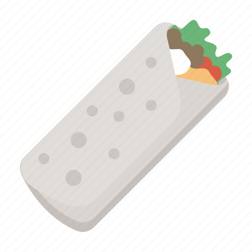 Burrito, food, mexican, mexico, street, wrap icon - Download on Iconfinder