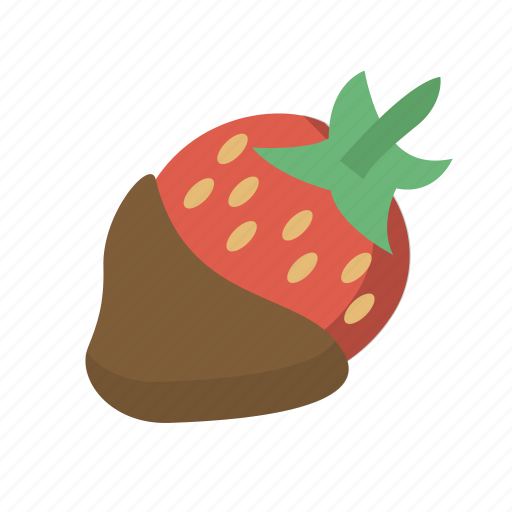 Aphrodisiac, chocolate, dipped, love, strawberry, treat icon - Download on Iconfinder