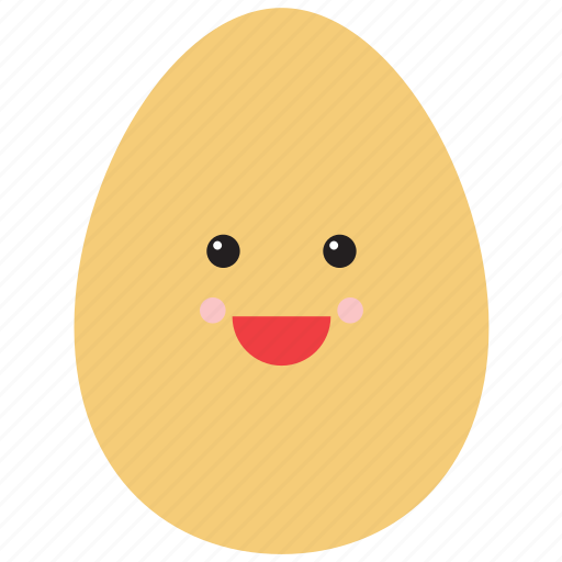 Egg, emoji, emoticon, face, food, happy, smiley icon - Download on Iconfinder