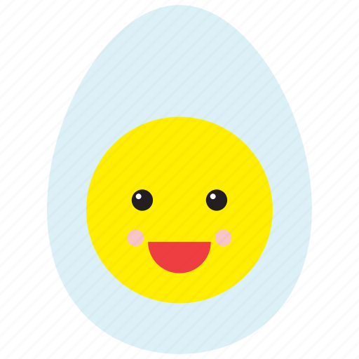 Boiled, egg, emoji, emoticon, hard, hard-boiled, smiley icon - Download on Iconfinder