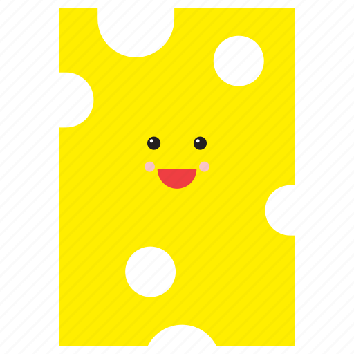 Cheese, emoji, emoticon, face, food, slice, smiley icon - Download on Iconfinder