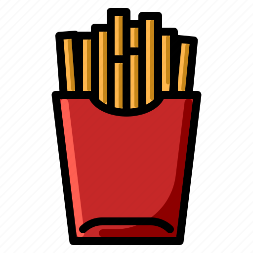 Fast, food, french, fried, fries, potato, snack icon - Download on Iconfinder
