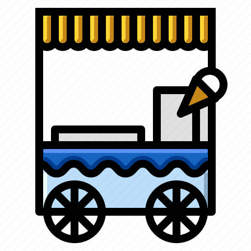 Cart, cream, ice, sweet icon - Download on Iconfinder