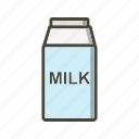milk, pack, packet