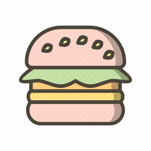 Burger, hamburger, fast food icon - Download on Iconfinder