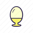 egg, filled, food