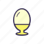 egg, filled, food 