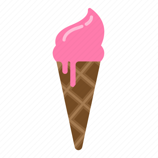 Food, ice cream, ice cream corn, meal, sweet icon - Download on Iconfinder