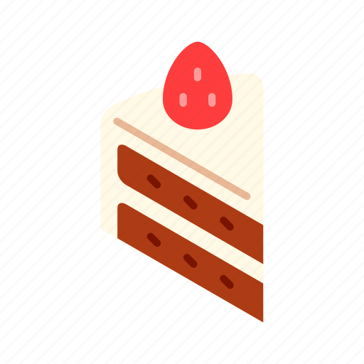 Cakes, dessert, pastry, sponge, strawberry, strawberry short cake, sweet icon - Download on Iconfinder