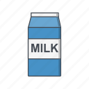 drink, milk, pack