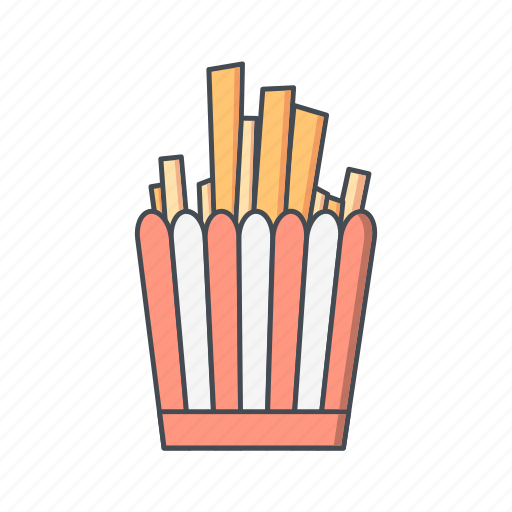 Chips, finger chips, french fries icon - Download on Iconfinder