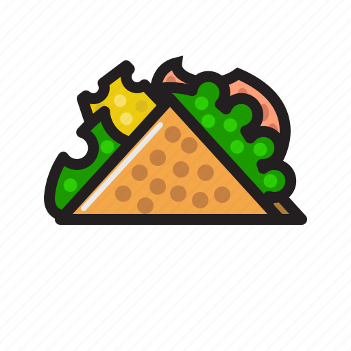 Food, sandwich, taco, wrap icon icon - Download on Iconfinder