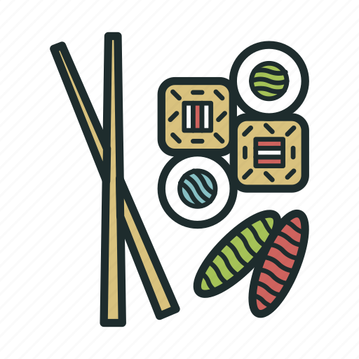 Eat, food, rolls, seafood, sushi icon - Download on Iconfinder