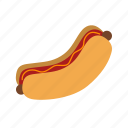 hot dog, sausage, food, sandwich