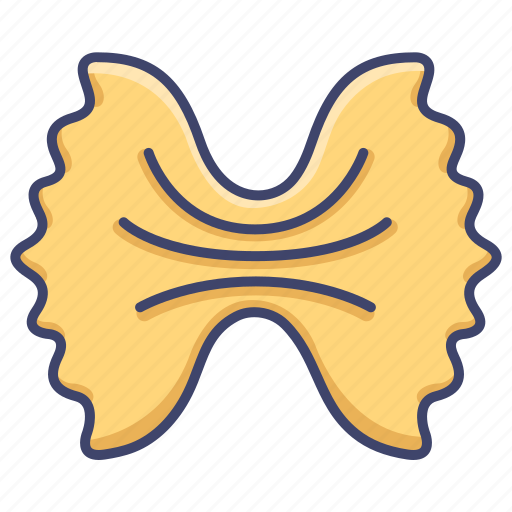 Farfalle, food, pasta icon - Download on Iconfinder