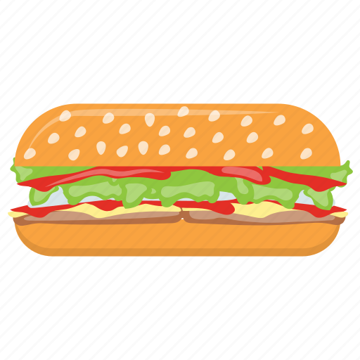 Burger, chicken burger, sandwich, sesame burger, stuffed burger icon - Download on Iconfinder