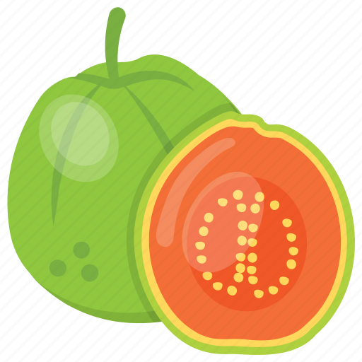 Fleshy fruit, fruit, guava, half of guava, tropical fruit icon - Download on Iconfinder