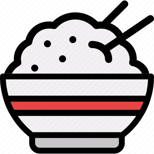 Bowl, cooking, food, meal, restaurant, rice, kitchen icon - Download on Iconfinder