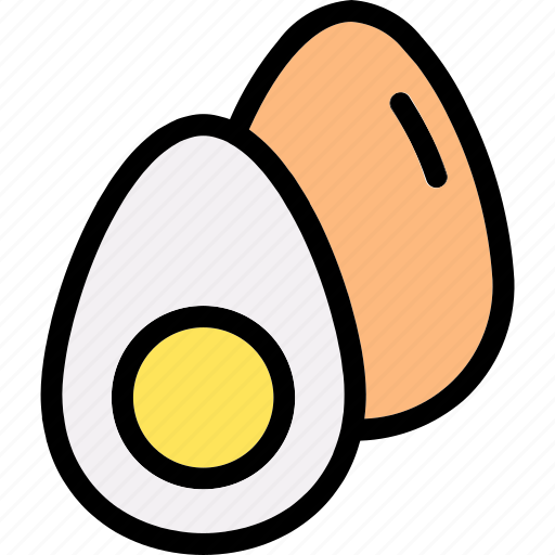 Breakfast, eggs, food, fried, omelette, kitchen, meal icon - Download on Iconfinder
