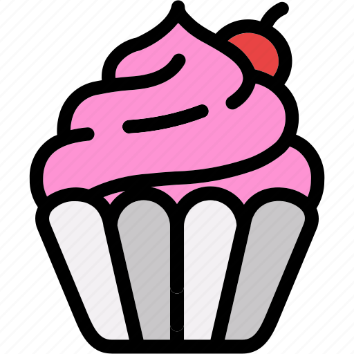 Cupcake, cream, dessert, bakery, cake, sweet, muffin icon - Download on Iconfinder