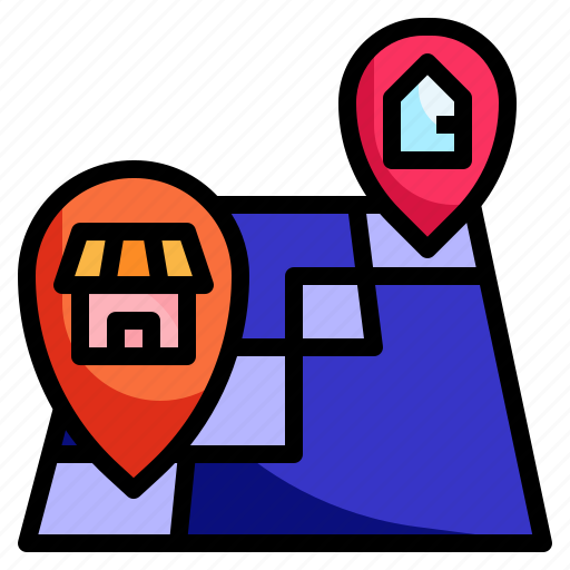 Destination, location, map, route, tracking icon - Download on Iconfinder