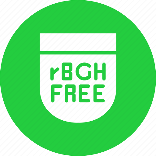 Bovine, food, free, growth, hormone, organic, rbgh icon - Download on Iconfinder