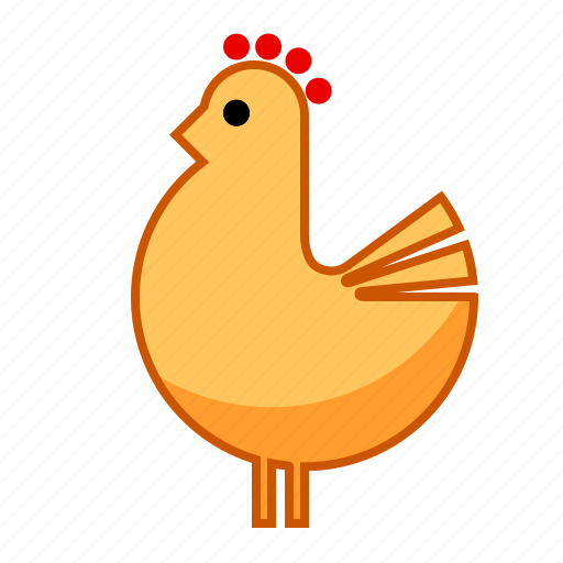 Bird, chicken, cock, food, poultry icon - Download on Iconfinder