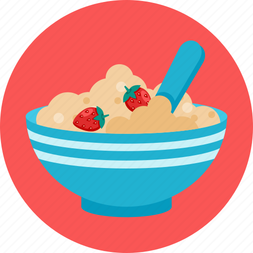 Food, porridge, berries, porridge dish icon - Download on Iconfinder