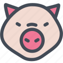 animal, food, pet, pig, pig face, piggy