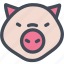 animal, food, pet, pig, pig face, piggy 