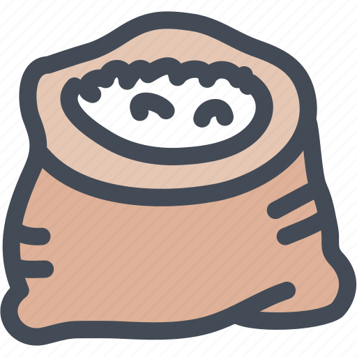 Food, package, rice, sack, seasoning, spice icon - Download on Iconfinder